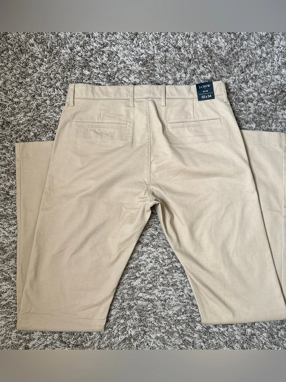 J. Crew Tan Khaki Cotton-Blend Pants
